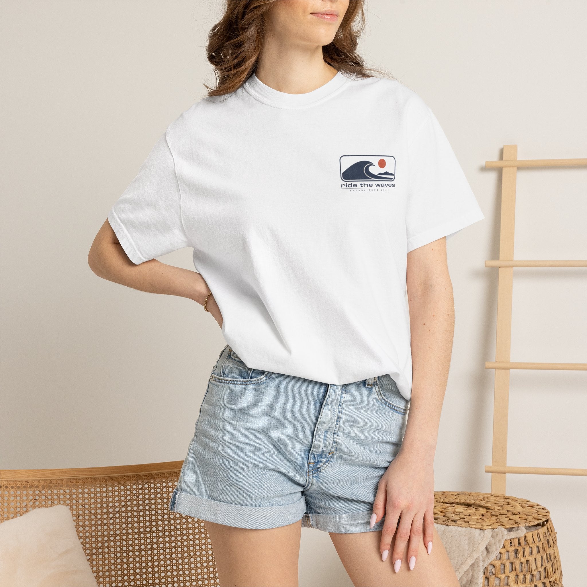 Ride the Waves T-Shirt — Surf Wave Graphic Tee